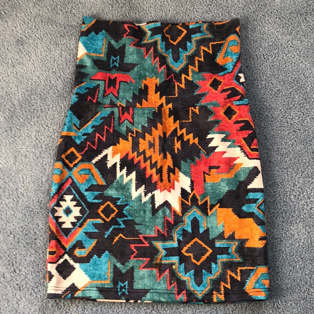 Patterned Nollie Mini Skirt